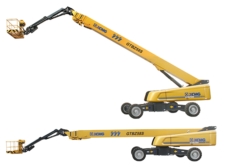 XCMG Brand GTBZ58S 60m Self Propelled Telescopic Lift Aerial Working Platform Price